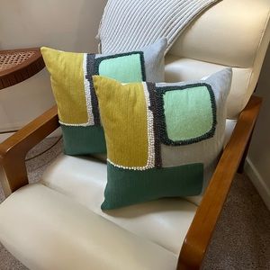 West Elm Decorative Pillow Covers (2)